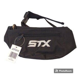 STX (Lacrosse / Field Hockey) Black UNISEX Waist Pack Fanny Pack Adj. Strap NWT